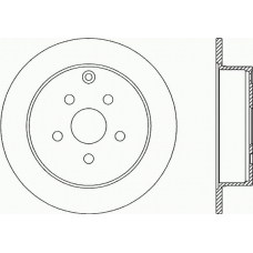 BDA2314.10 OPEN PARTS Тормозной диск