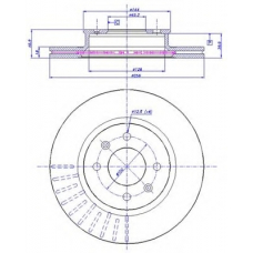 142.1628 CAR Тормозной диск