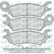 05P369 LPR Комплект тормозных колодок, дисковый тормоз