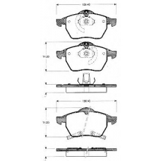 BLF1023 QUINTON HAZELL Комплект тормозных колодок, дисковый тормоз