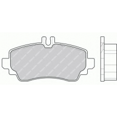 FSL1303 FERODO Комплект тормозных колодок, дисковый тормоз