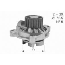 PRW0058 PROTECHNIC Водяной насос