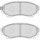 FSL1817 FERODO Комплект тормозных колодок, дисковый тормоз