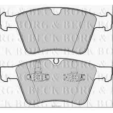 BBP2387 BORG & BECK Комплект тормозных колодок, дисковый тормоз
