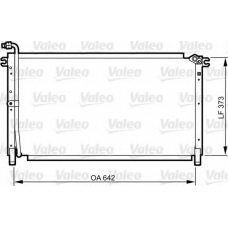 814284 VALEO Конденсатор, кондиционер