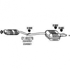 01.60278 MTS Глушитель выхлопных газов конечный