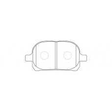 FP0707 FIT Комплект тормозных колодок, дисковый тормоз