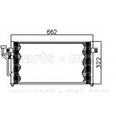 PXNCG-010 Parts mall Конденсатор, кондиционер