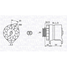 063532604010 MAGNETI MARELLI Генератор