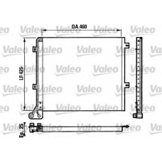 816680 VALEO Конденсатор, кондиционер