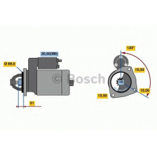 0 001 231 146 BOSCH Стартер