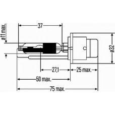 8GS 007 001-197 HELLA Лампа накаливания