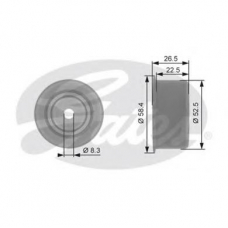 T42122 GATES Паразитный / ведущий ролик, зубчатый ремень