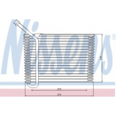 92154 NISSENS Испаритель, кондиционер