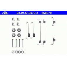 03.0137-9079.2 ATE Комплектующие, тормозная колодка