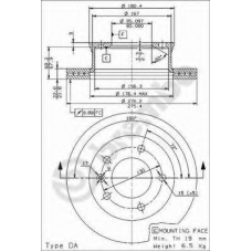 BS 8533 BRECO Тормозной диск