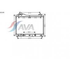 SZ2105 AVA Радиатор, охлаждение двигателя