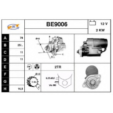 BE9006 SNRA Стартер