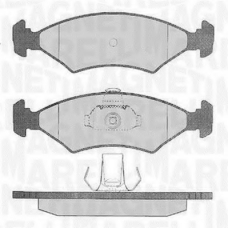 363916060248 MAGNETI MARELLI Комплект тормозных колодок, дисковый тормоз