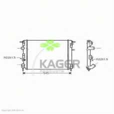 31-0979 KAGER Радиатор, охлаждение двигателя