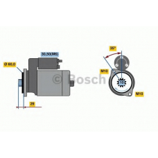 0 001 122 201 BOSCH Стартер