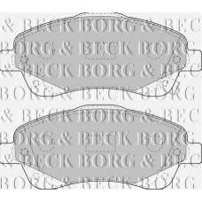 BBP1854 BORG & BECK Комплект тормозных колодок, дисковый тормоз