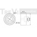 TD1602 TREVI AUTOMOTIVE Паразитный / Ведущий ролик, зубчатый ремень