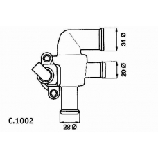C.1002.90 BEHR Термостат, охлаждающая жидкость