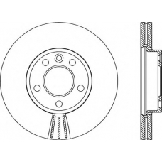 BDR2063.20 OPEN PARTS Тормозной диск