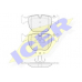 181530 ICER Комплект тормозных колодок, дисковый тормоз