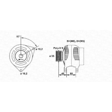 943356799010 MAGNETI MARELLI Генератор