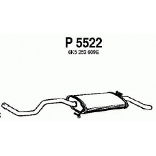 P5522 FENNO Глушитель выхлопных газов конечный