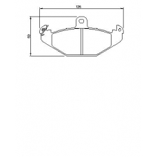 0 986 424 763 BOSCH Комплект тормозных колодок, дисковый тормоз