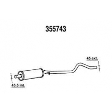 394335574300 MAGNETI MARELLI Выпускной трубопровод