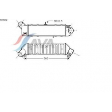 VW4162 AVA Интеркулер