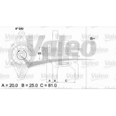 437151 VALEO Генератор