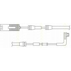 8115 11029 TRISCAN Сигнализатор, износ тормозных колодок