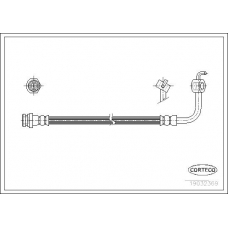 19032369 CORTECO Тормозной шланг