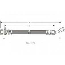 PHD259 TRW Тормозной шланг