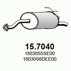 15.7040 ASSO Глушитель выхлопных газов конечный