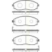8110 43008 TRISCAN Комплект тормозных колодок, дисковый тормоз
