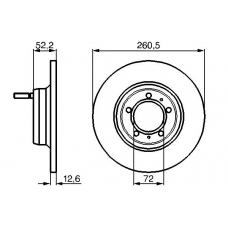 0 986 478 766 BOSCH Тормозной диск