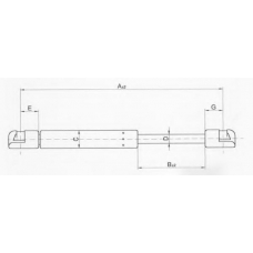 90 06 03-91 JOHNS Газовая пружина, капот