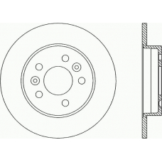 BDA1467.10 OPEN PARTS Тормозной диск