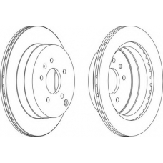 DDF1660-1 FERODO Тормозной диск