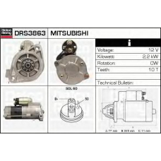 DRS3863N DELCO REMY Стартер