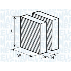 350203061640 MAGNETI MARELLI Фильтр, воздух во внутренном пространстве