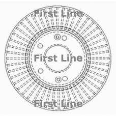 FBD1546 FIRST LINE Тормозной диск
