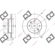 BD1800 DJ PARTS Тормозной диск