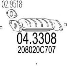 04.3308 MTS Катализатор